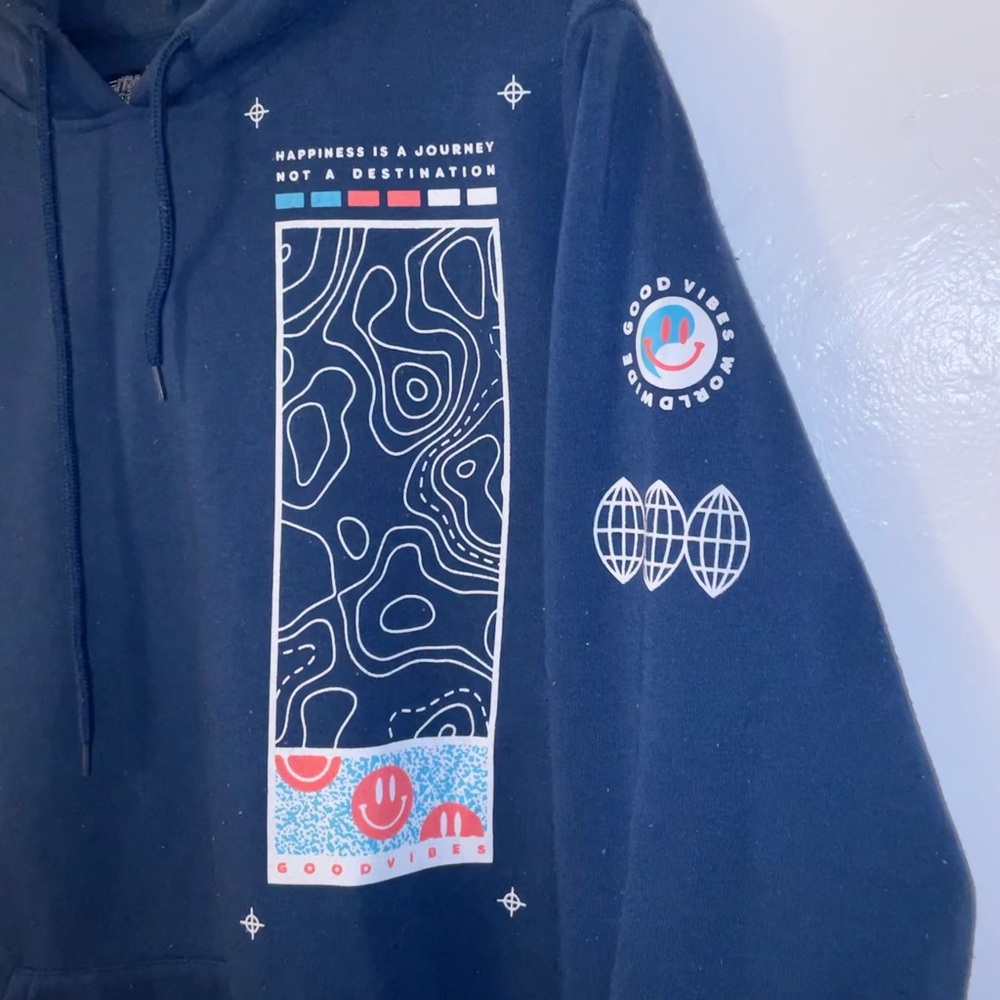 Brooklyn Cloth Unisex Dark Blue Hoodie